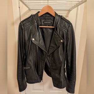 Wilson's Monica Assymetrical Leather Moto Jacket (Like New)